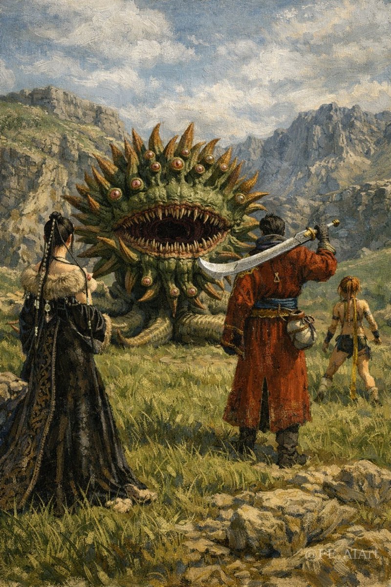 dAIly Final Fantasy Art tweet media