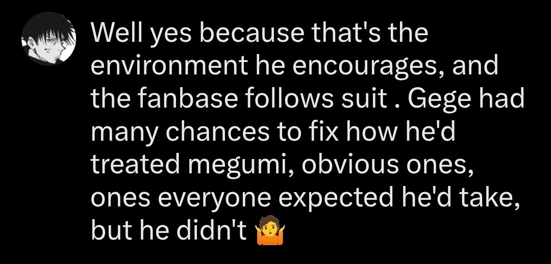 gerberbaby9000 #MegumiKaisen tweet media