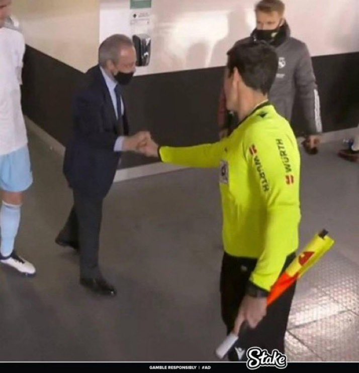 Fiorentino Perez before Real Madrid’s game