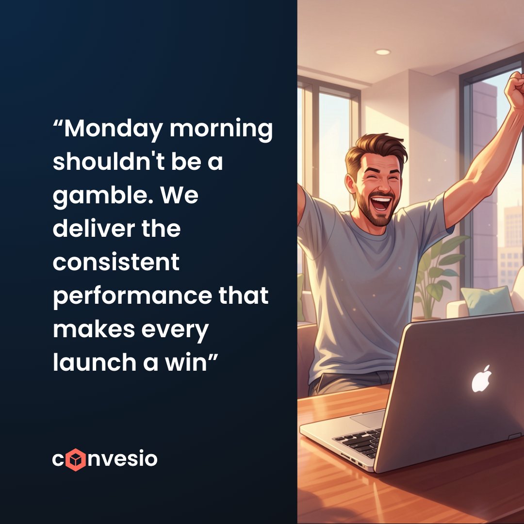 convesio's tweet photo. Consistency is the foundation of trust. 🏗️ 

Don't leave your Monday morning performance to chance. 

With Convesio, you get the future-proof reliability that turns every high-stakes launch into a predictable win. 

#ConsistentPerformance #NoGambles https://t.co/Ily6nW0hrM