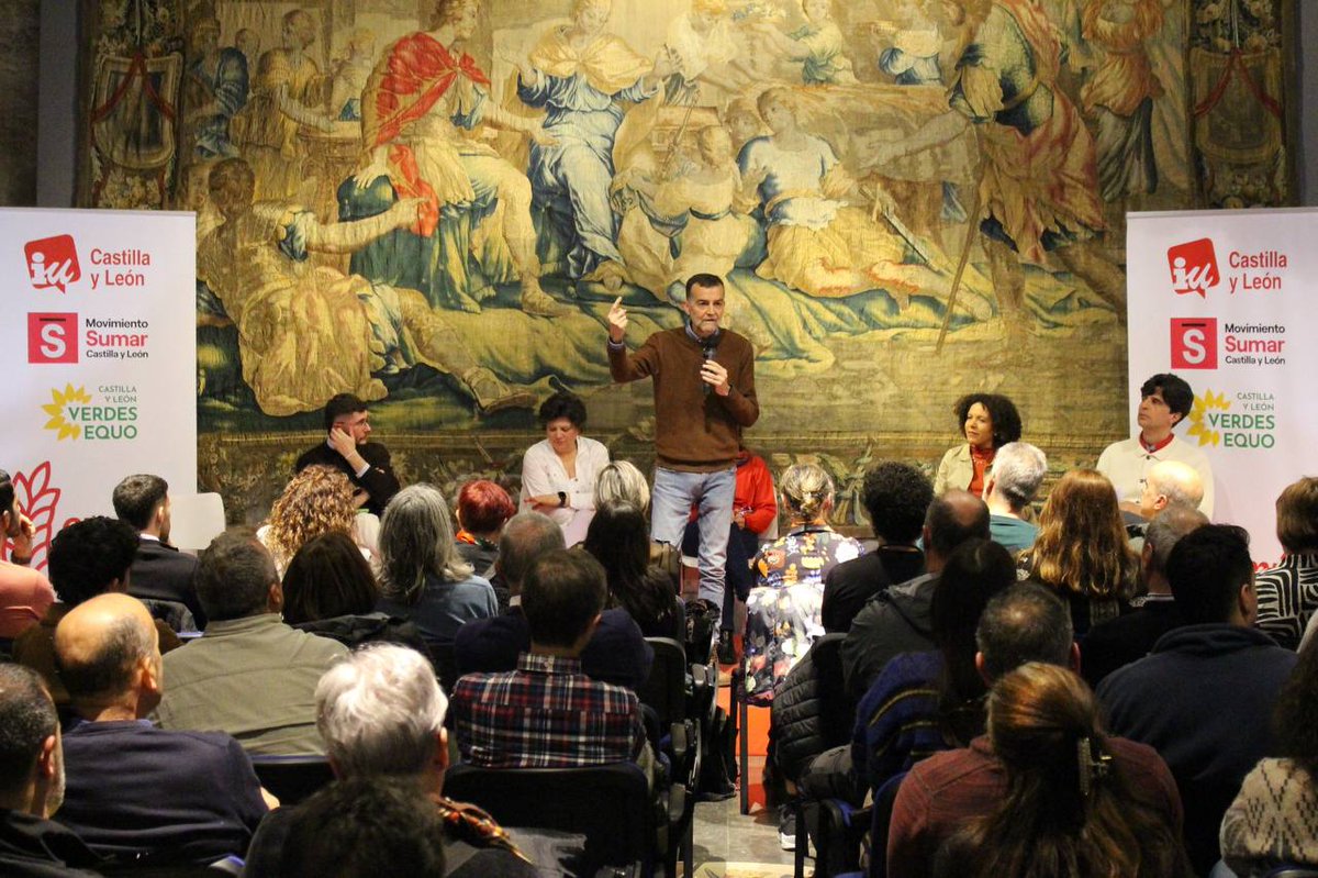 📍 Hoy León se ha llenado de ilusión y de esperanza.

Con <a href="/Juan_Gascon/">Juan Gascón 🔻</a>, <a href="/iucyl/">IU Castilla y León🔻</a> va a demostrar que otra Castilla y León es posible: una que ponga en el centro lo común y no el negocio.

Este 15 de marzo, vota para quedarte.