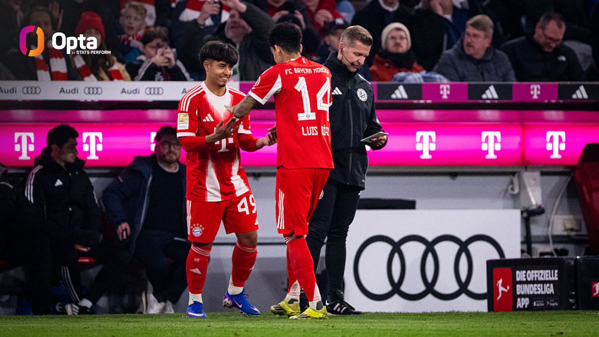 بمشاركة مايكون دوغلاس كاردوزو، أشرك بايرن ميونخ بالفعل 7 لاعبين مراهقين في الموسم الحالي من الدوري الألماني، وهو عدد أكبر من أي موسم سابق للنادي في دوري الدرجة الأولى.

#FCBBMG