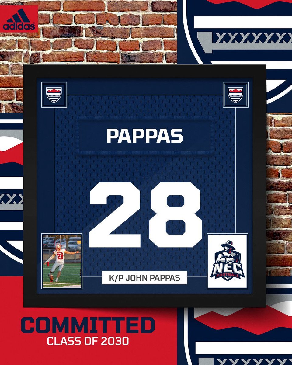 JohnnyPappas28's tweet photo. On to the next chapter!💯 🏈
Thank you Coaches and everyone who has helped me along the way. #blessed #grims #NECfootball @CoachLenson  @CoachElsker https://t.co/irWtSvhCfL