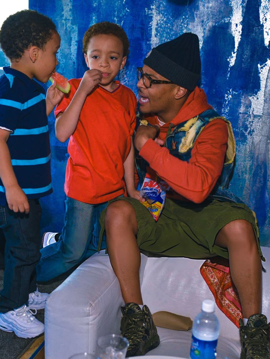 wavecheckers's tweet image. T.I. with Domani, King &amp;amp; Major ❤️