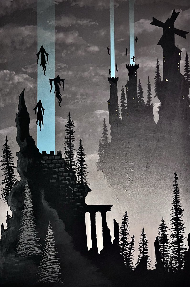 RotTownComics's tweet image. Summons 

#panting #horrorart #gothicart #spookyart #sinmusearts