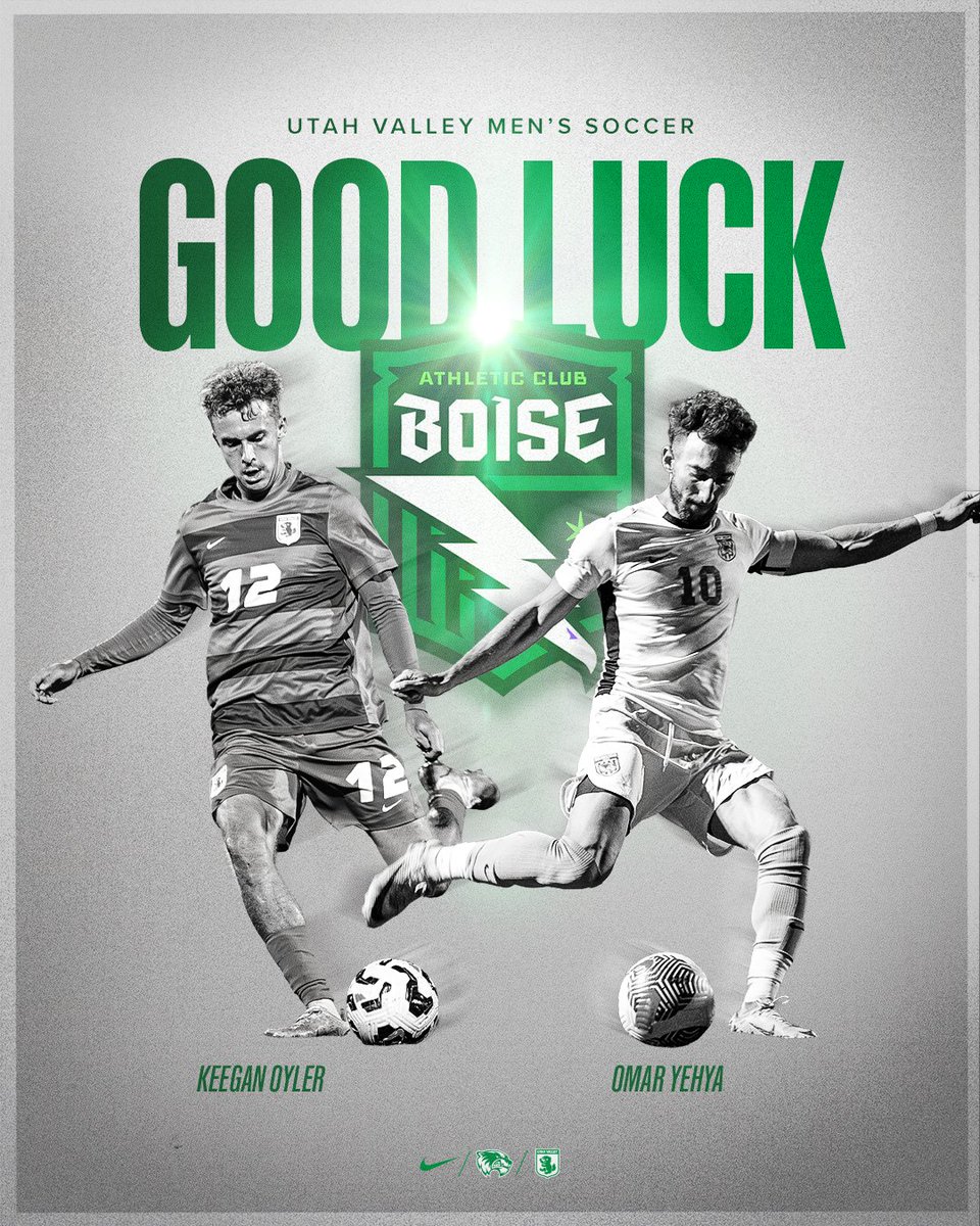 UVUmsoc's tweet photo. Good luck to Keegan Oyler, Omar Yehya, and @ac_boise as they kick off the 2026 USL League One season tomorrow against Sarasota Paradise! 🫡⚡️

Stream the match live on ESPN+ starting at 5:30 p.m. MT!

#GoUVU | #ValleyForged https://t.co/wKWXgANaFX