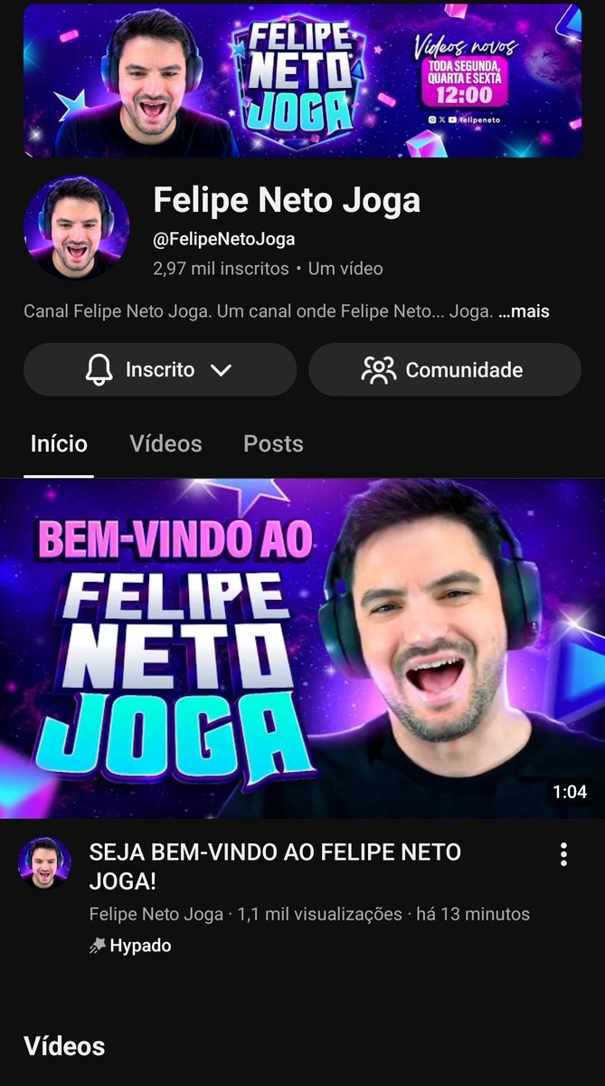 Feliz com esse presente de aniversário

Obrigada <a href="/felipeneto/">Felipe Neto 🦉</a>