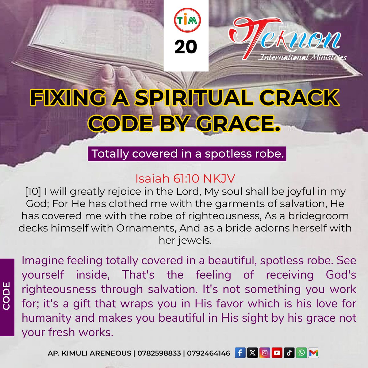 Totally covered alleluia