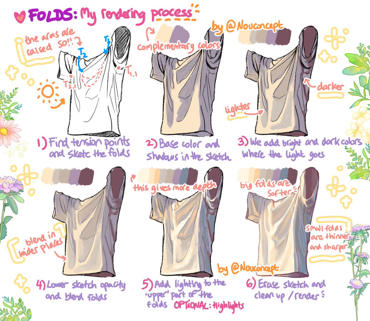 this is how I render clothes! 💗🎨 