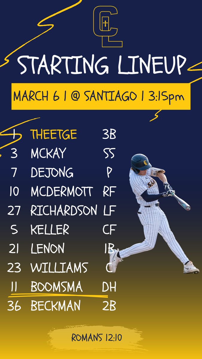 Crean Lutheran Baseball tweet media