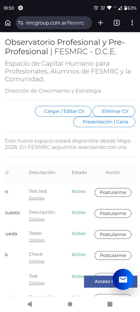 FundacionFESMRC's tweet photo. https://t.co/owMTSsL7zj | Empleo

La Fundación de Estudios se compromete con el desempleo cero y nuestra plataforma, no comercial, permite la publicacion de empleo sin costos, contempla la urgencia del candidato y la posibilidad de la reubicación laboral para prevenir despidos. https://t.co/fMShGVnBRj