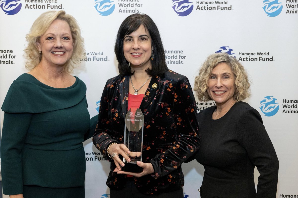 RepNicole's tweet photo. As an animal lover and perhaps the sponsor of the most animal welfare legislation in Congress, I’m proud to be recognized by ⁦@humaneworldorg⁩! https://t.co/EVkLPK0CqH
