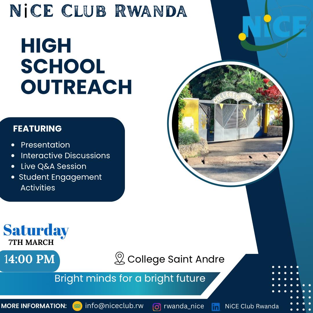 NiCEClubRwanda's tweet photo. NiCE Club Rwanda is conducting a highschool outreach session at College Saint Andre, introducing students to the fascinating world of #NuclearScience and inspiring early interest in its potential as one of the cleanest energy sources.
#YouthInNuclear #CleanEnergy #STEMEducation https://t.co/IZTueaOhPe