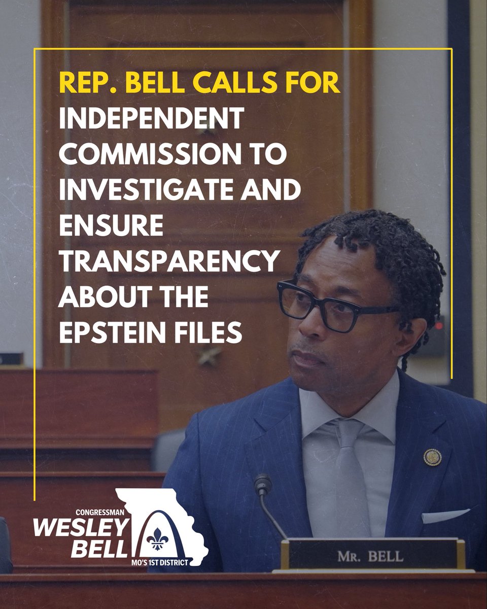 Congressman Wesley Bell tweet media