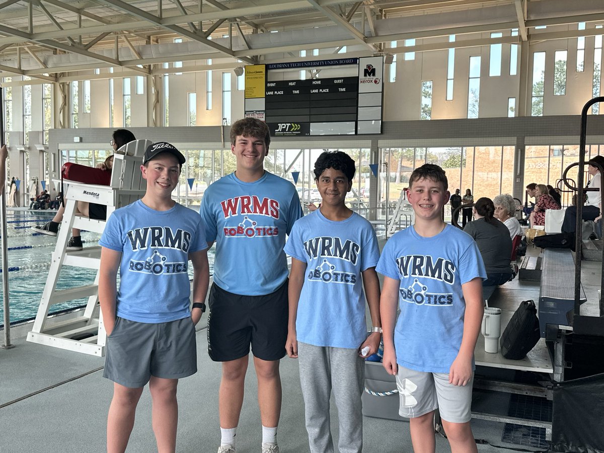 AndyPowell2030's tweet photo. My team and I competed and came out on top at the SeaPerch regional qualifier. We finished first out of over 30 middle school teams and qualified to compete at nationals in Maryland @seaperch https://t.co/Xis4Q5CcyU