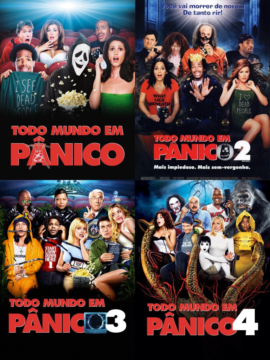 POV: você cresceu vendo todos os filmes de todo mundo em pânico e nunca cansa deles