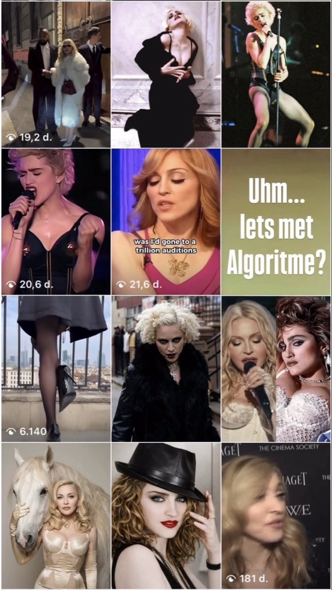 JayEdgarB's tweet photo. Algoritme is a b*tch! #SocialMedia #algorithms #Madonna https://t.co/nOfEikpugG