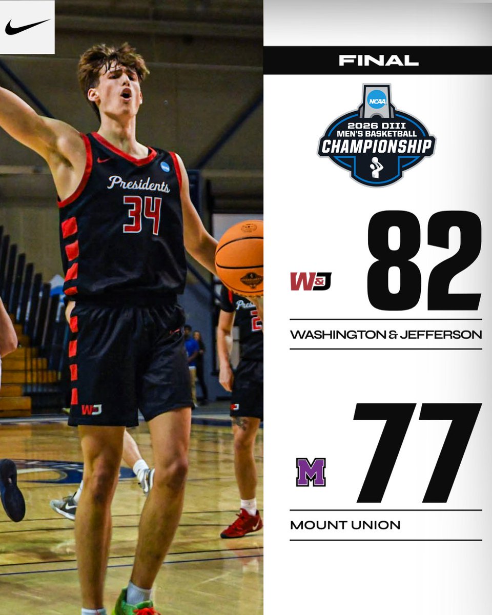 Washington & Jefferson Athletics tweet media