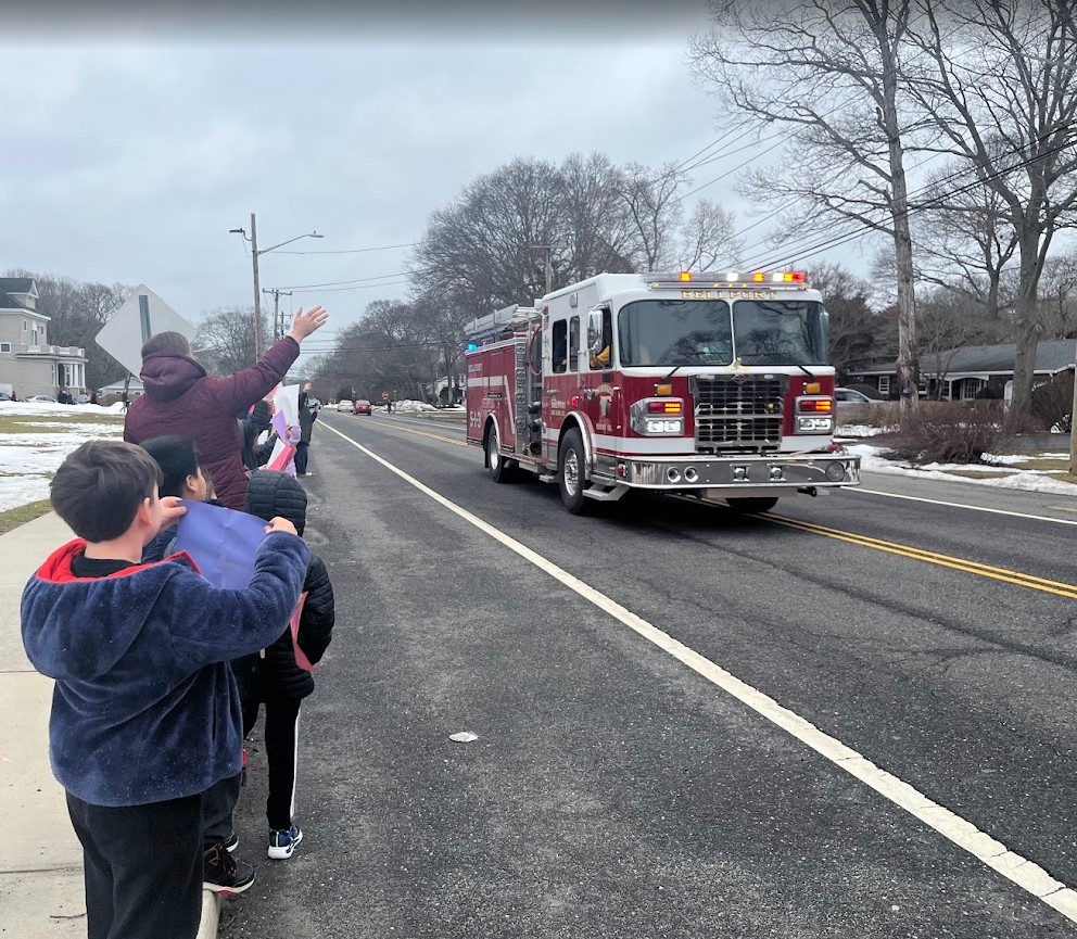 MrTonySantana's tweet photo. Happy to join students at Critz as we celebrated 2 time wrestling state champion Camryn Howard & state champion Aaliyah Morrow during their district tour. Our students cheered them on with incredible pride. A big shout out to all of our student athletes and coaches! #clipperPRIDE https://t.co/OX0zcJ3HqL