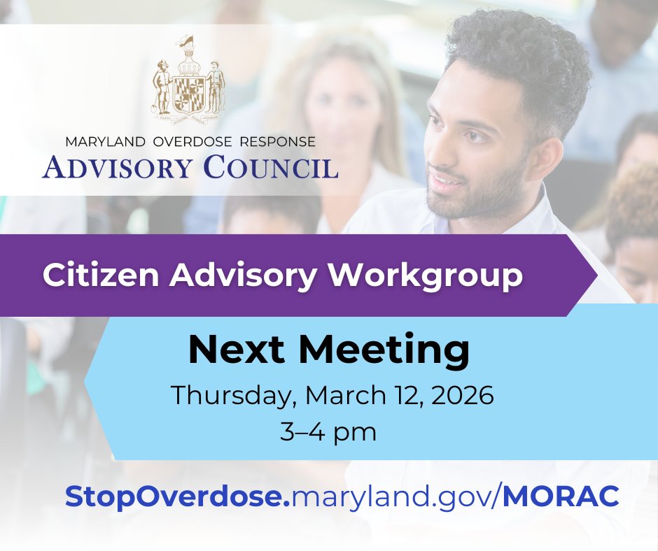 Maryland's Office of Overdose Response tweet media