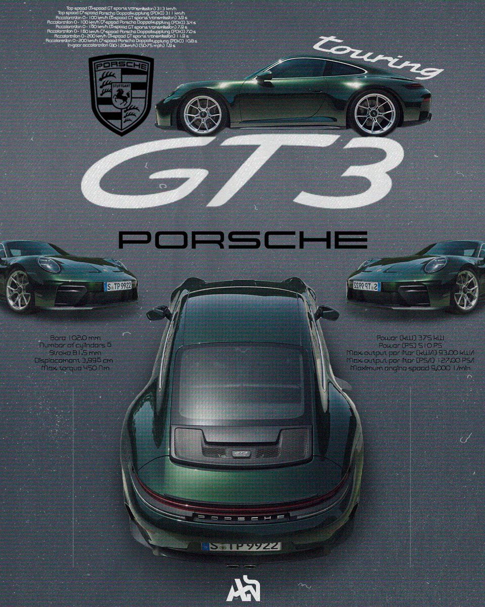 Porsche GT3 Touring.
#Posterdesign