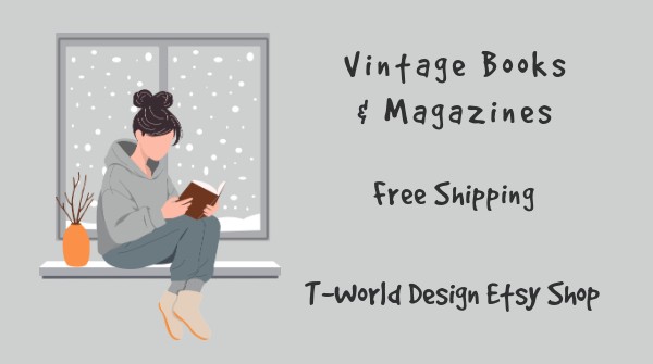 TWorldDesign's tweet photo. ►https://t.co/1xpupEjco0 — #bookclubs #outofprint #firsteditions #vintagebooks #collectiblebooks #etsyshop #freeshipping #giftideas #bookcollector https://t.co/ClRz7fJpZF