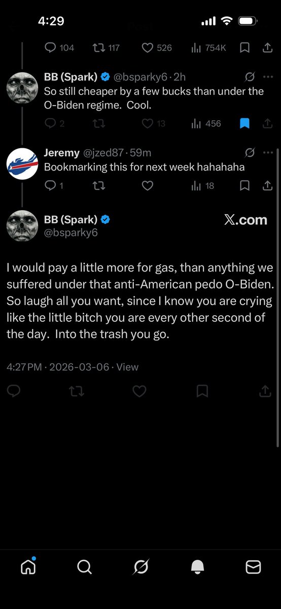 Hahaha wasn’t happy about gas prices going higher than Bidens.