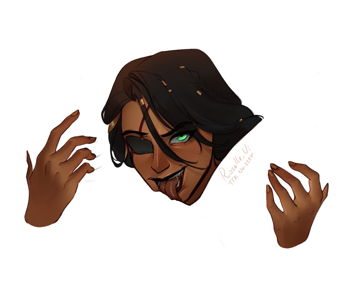 Roselle_Vi's tweet image. Watermelon trend 🍉

#LeagueOfLegends #Samira #art