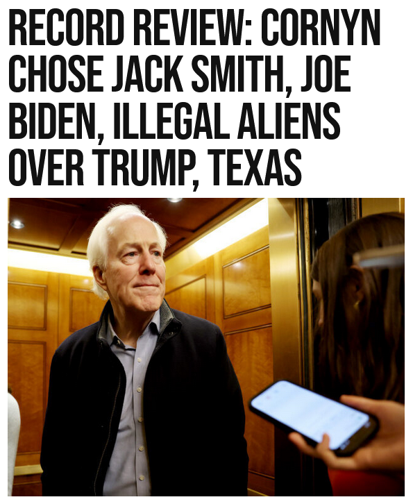 This guy needs to go. No more RINOs.