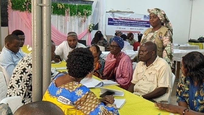 CongoHandicap's tweet image. À #KALEMIE,  Ce vendredi 6 mars 2026, clôture d’un atelier de réflexion de deux jours. Organisée par l'#ONG_Congo_Handicap, cette rencontre mixte réunissant autorités locales et société civile s'est penchée sur les opportunités, les #obstacles et les défis liés à l'engagement des