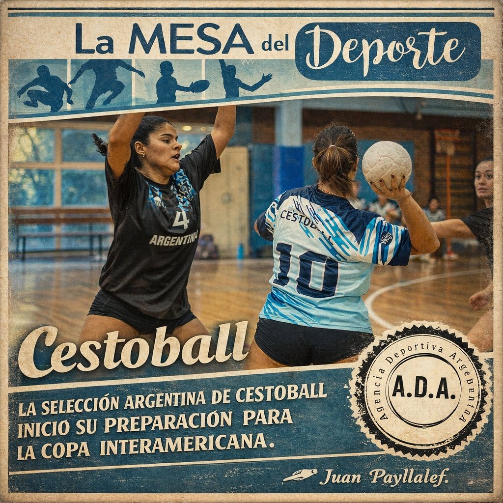 Cestoball | LA SELECCIÓN ARGENTINA DE CESTOBALL INICIÓ SU PREPARACIÓN PARA LA COPA INTERAMERICANA. ✍🏻 <a href="/JuanPayllalef/">Juan Payllalef</a>.
lamesadeldeporte.blogspot.com/2026/03/cestob…