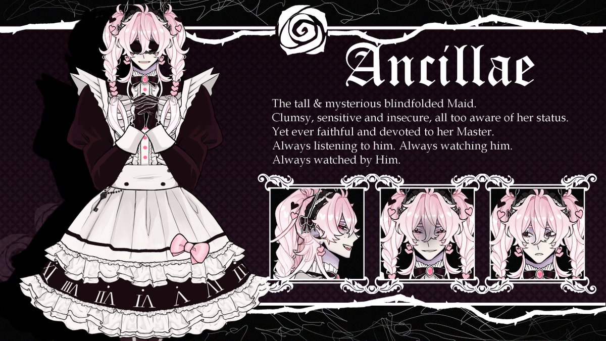 HorologiorumVN's tweet photo. May I interest you in an ikewoman maid love-interest for a gothic-romance VN? https://t.co/1tBLAI2EY9