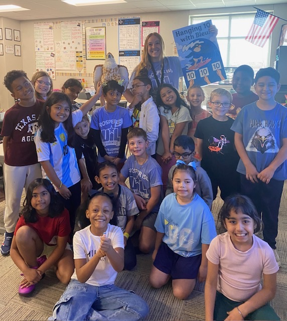 FurrElem's tweet photo. Bleu found a new home with Ms. Melton! 💙 She works tirelessly for her students while making it look easy. Her second graders are motivated to reach their goals, and she’s created a classroom where learning thrives. Her patience and dedication shine every day! https://t.co/vMtp6t1ldS