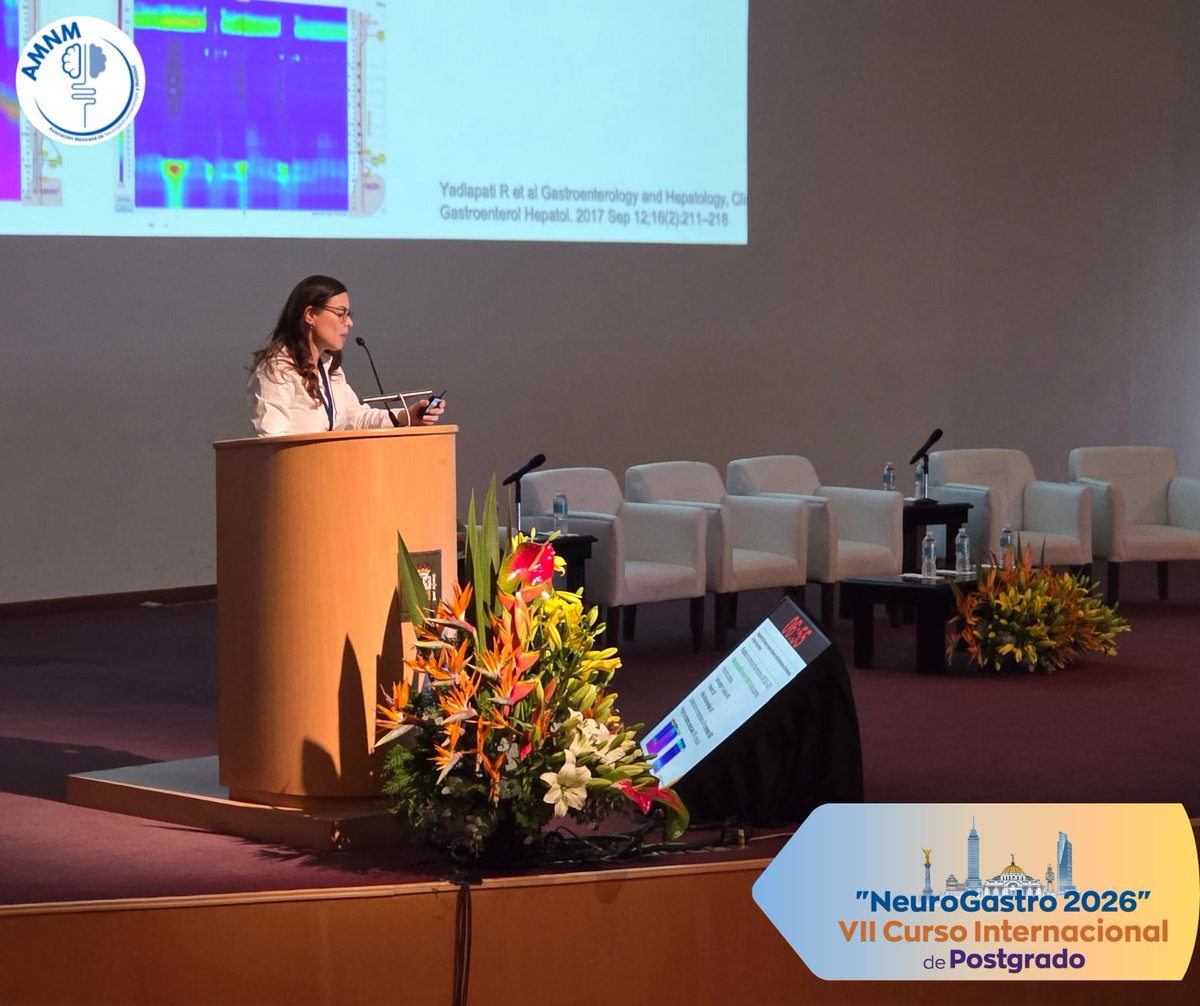 motilidad's tweet photo. 🔹 Dra. Elizabeth Barba Orozco.

#cursoamnm #neurogastroenterología #AMNM #motilidad https://t.co/AkHkIB82oq
