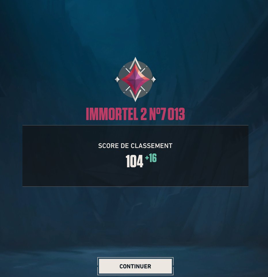 immo2 road to immo3 c faux je sit mmr next season peut etre ^^
