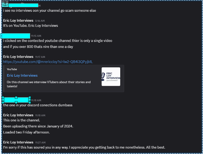 Eric Loy Interviews tweet media