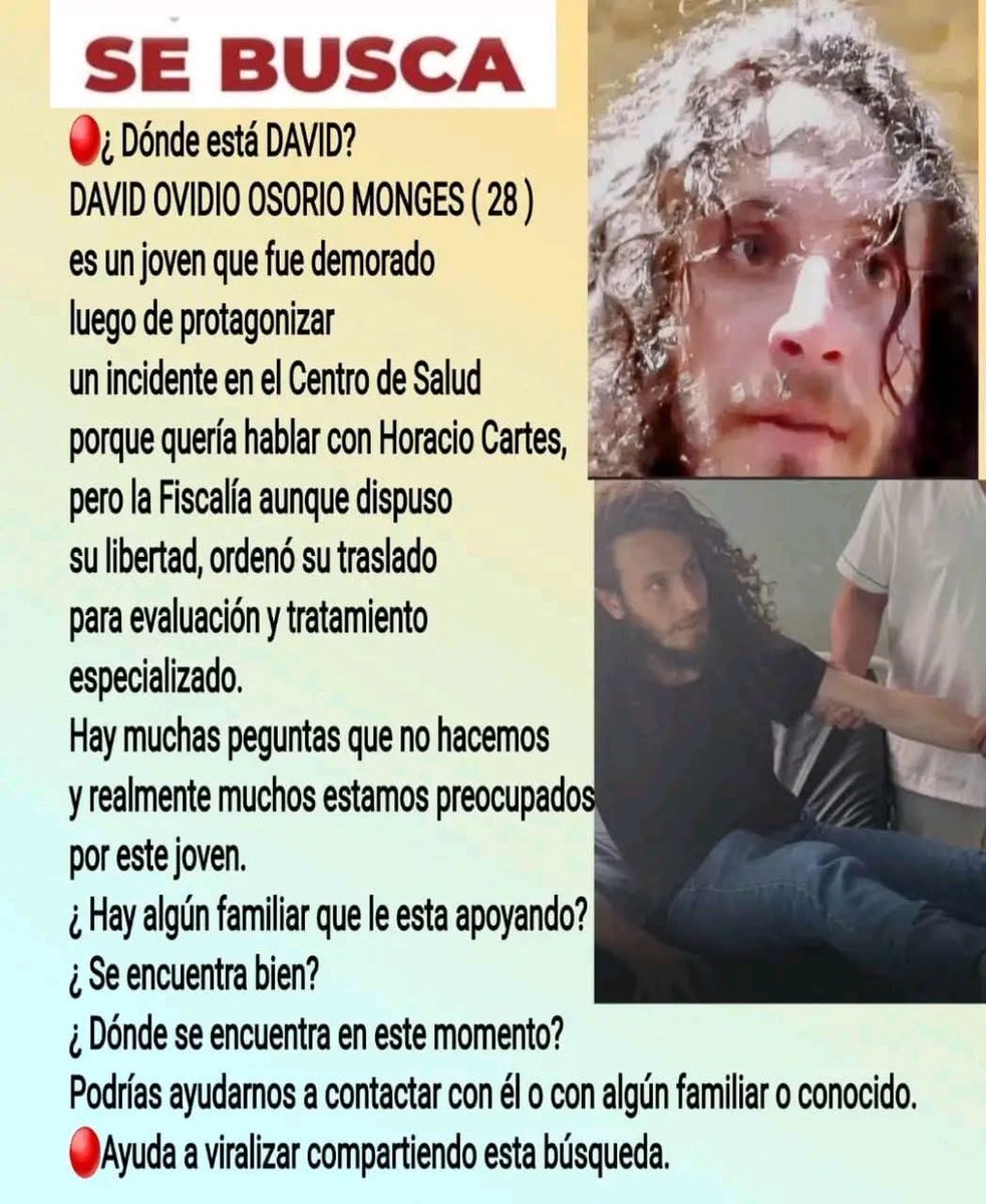 Favor difundir 🙏🏼