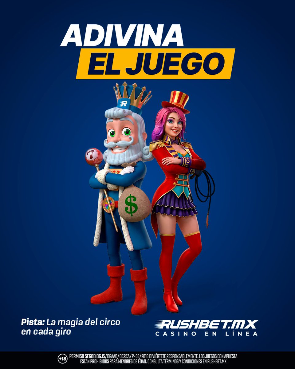 ¿Te atreves a adivinar el juego? 🤡🎰 Pista: ¡la magia del circo en cada giro! 🎪🔥 #AdivinaElSlot 

👉 rushbetmx.onelink.me/oJcJ/97v5g577