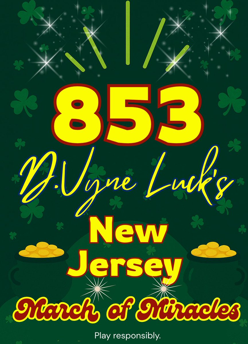 dvyne_luck's tweet image. A number that stood out while reviewing recent patterns as we head into the ✨New Jersey March of Miracles.✨

Watch the pairs.
Study the patterns.
Play responsibly.
— D.Vyne Luck💛😎
18+ | Educational content

#NJPick3 #PatternRecognition #LotteryEducation #DvyneLuck
