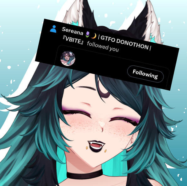 Sereana 🪻🌙 | GTFO DONOTHON |『VBITE』 tweet media