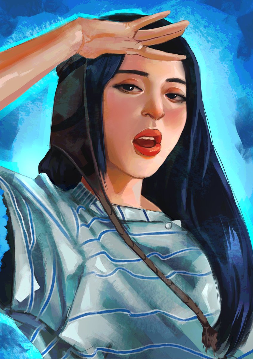 fv_dib's tweet photo. #YUNJIN #LESSERAFIM #drawing https://t.co/NjOeACh4S8