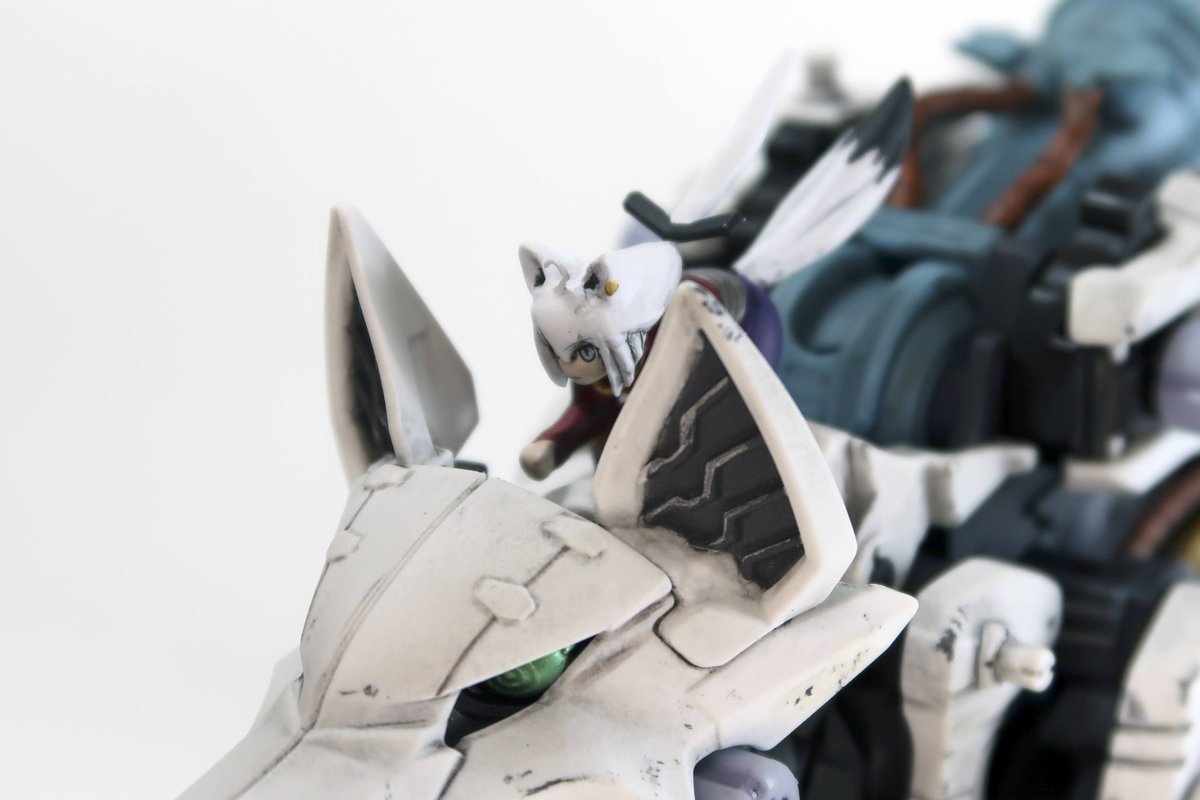 ゾイドコラボ衣装だったり、搭乗フィギュアをフブちゃんに改造したりしました