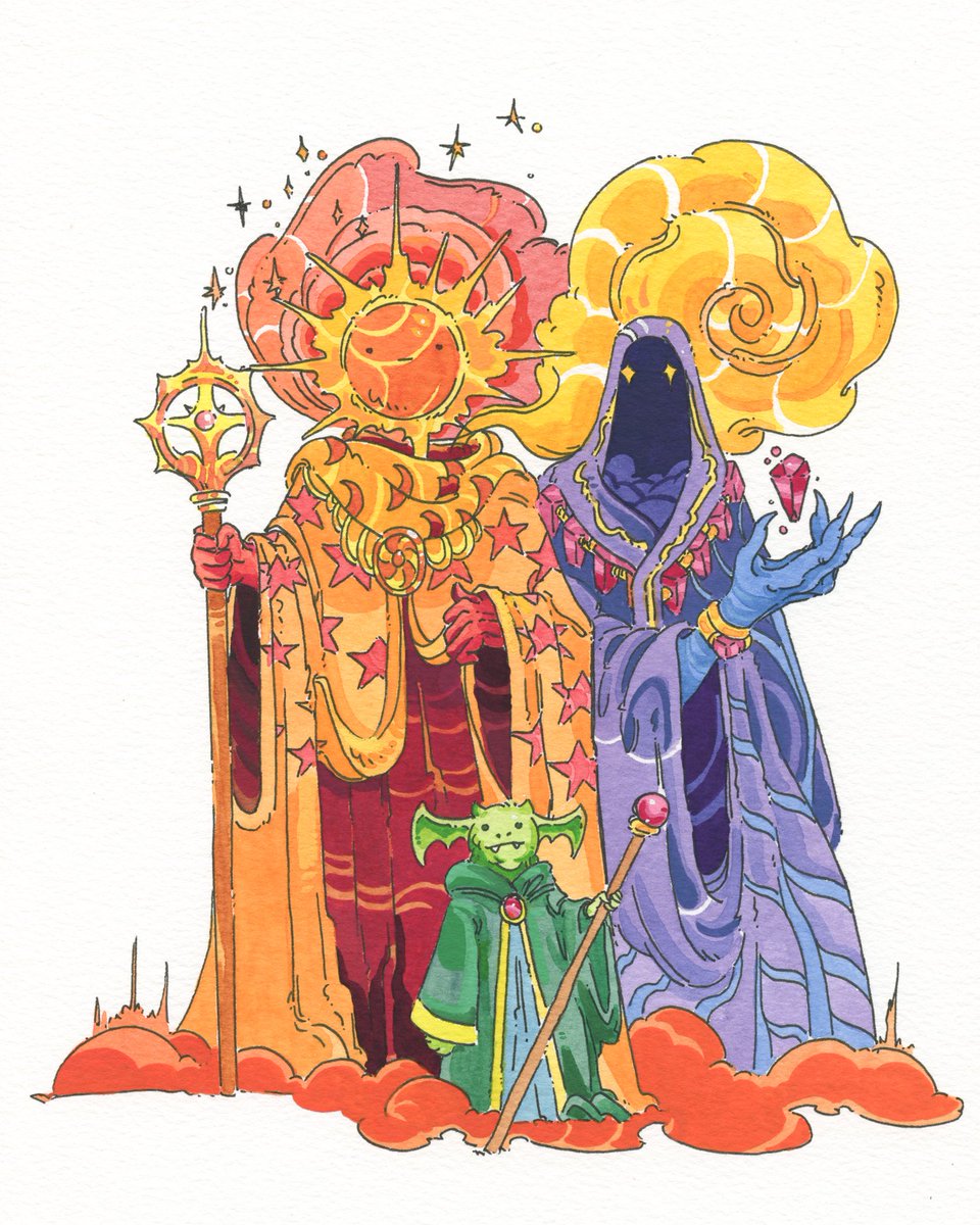 Adventure Crew. Watercolor