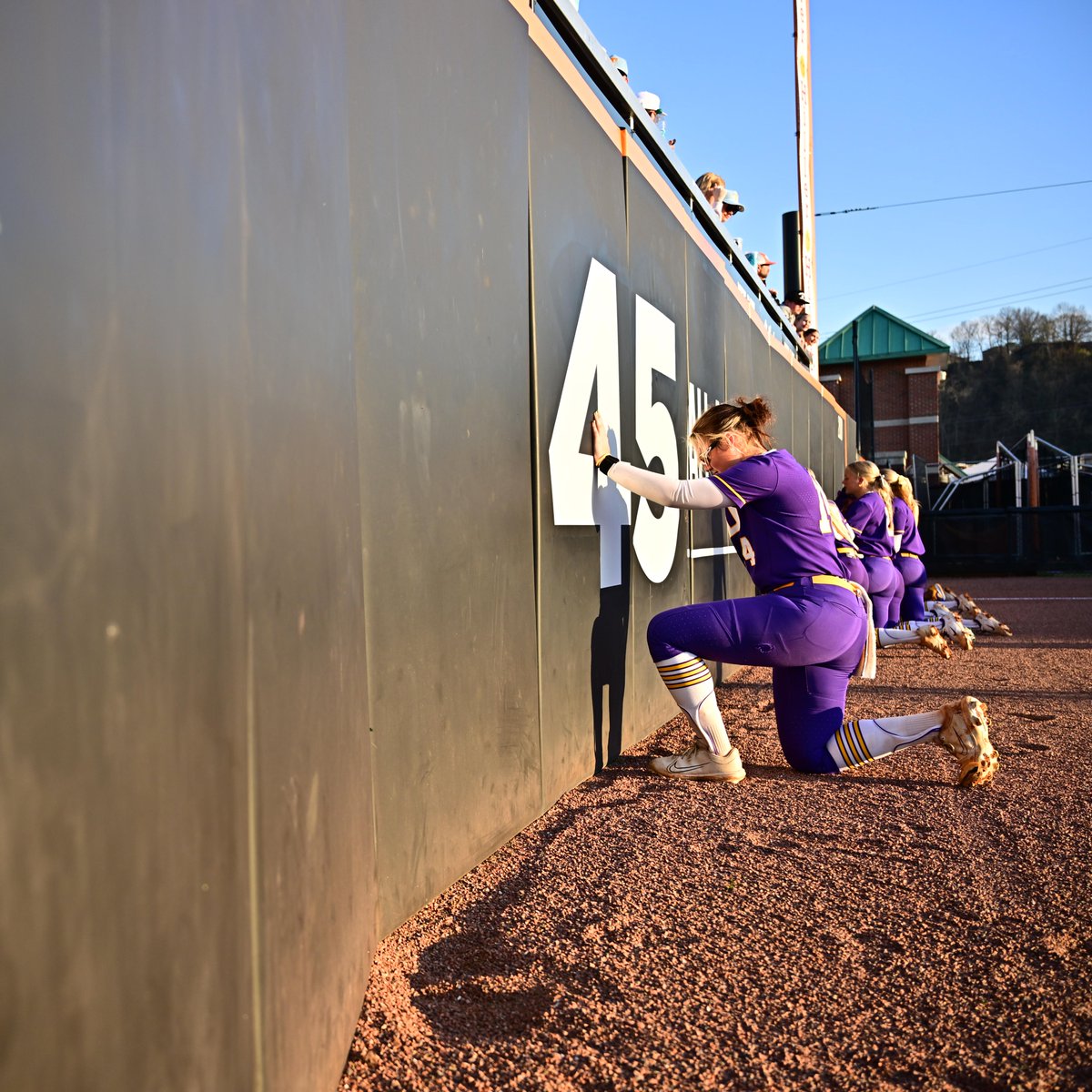 LSUsoftball's tweet photo. With each other, because of each other and for each other. https://t.co/Xu6QEFkl6h