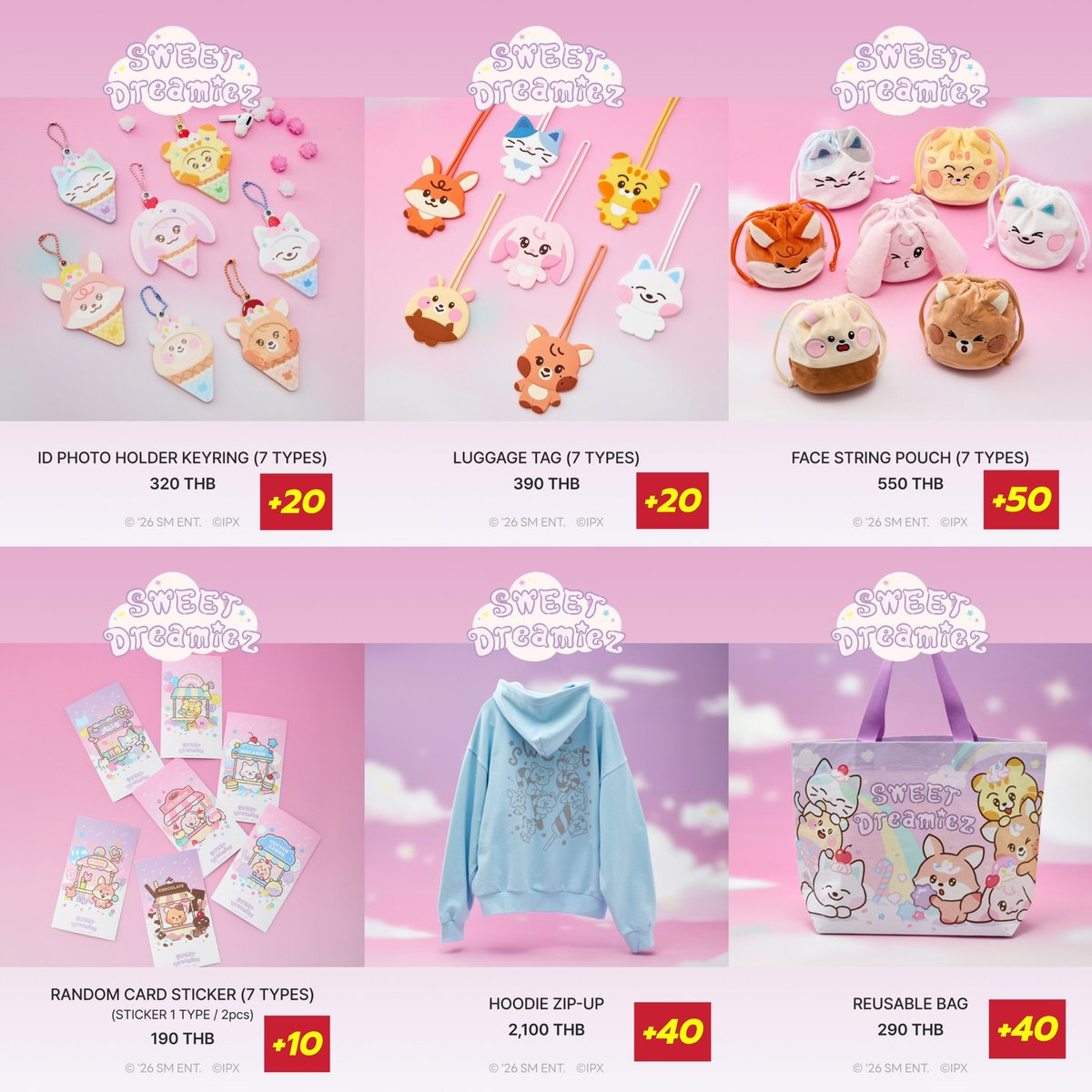 รับหิ้วของในป๊อปอัพน้องดรีมที่ไทยนะคะ
#SWEETDreamiez 

• หิ้ววันแรก 14 มี.ค. รอบ 14.30 / 17.00
• รับทุกอย่าง ❌ยกเว้นแจมินทั้งหมด ❌
• บวกค่าหิ้วตามภาพ
• ค่าส่งเหมา 50.-

#Dreamiez_POPUP #ตลาดนัดnct #ตลาดนัดnctdream