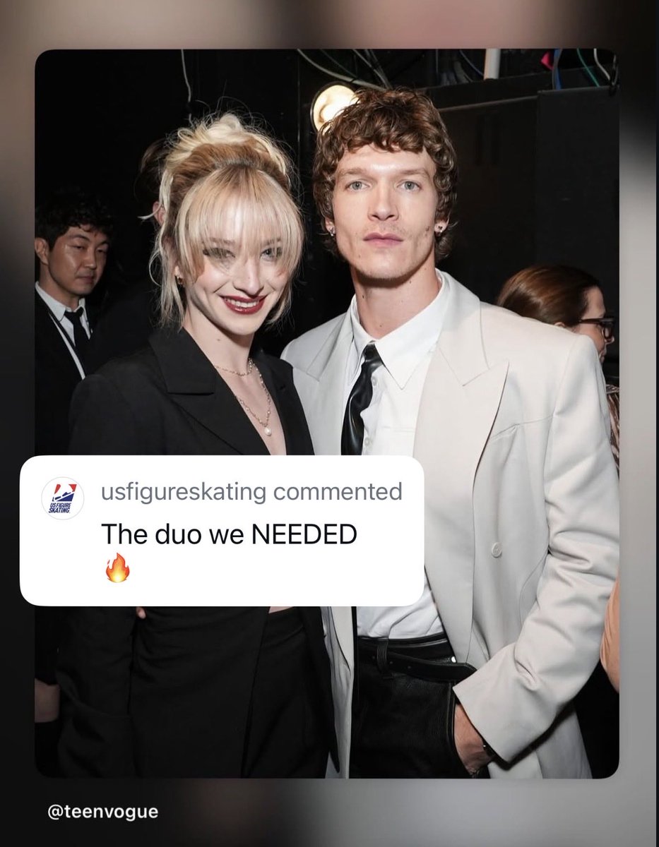 Connor Storrie via <a href="/TeenVogue/">Teen Vogue</a> IG with Olympic figure skater Amber Glenn

“Mother and Father!
Olympic figure skater Amber Glenn linked up with Connor Storrie at last night's #GLAADawards after presenting the 'Heated Rivalry' cast with the award for Outstanding New TV Series. 🏆