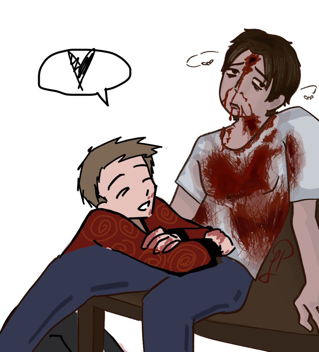 Lbear288's tweet photo. Stuilly art collab with @itsjustjack48 
#scream #stuilly #stu #billy #gay https://t.co/KFjA3nuFT5
