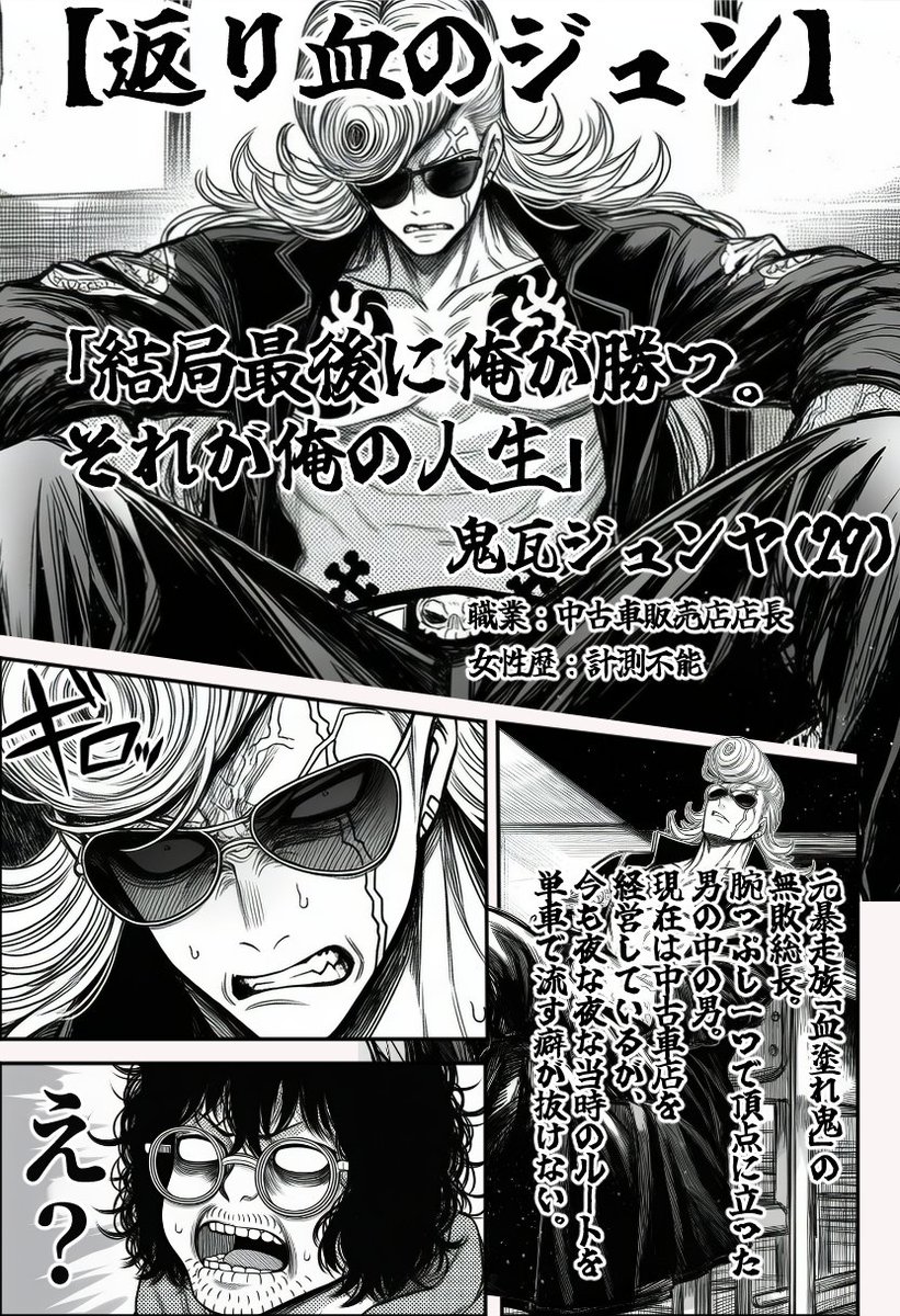 現在製作中の漫画をチラッとお見せやで!
ヤンキー同志の恋リアにキモオタが参加するエロ漫画やねん!
漫画は炎帝龍イグニス先生(@qYPEUqUX2r24768)やねん!マガジンみたいなヤンキー漫画エロ漫画になるからみんな期待しててな!
イグニス先生をぜひフォローを! 