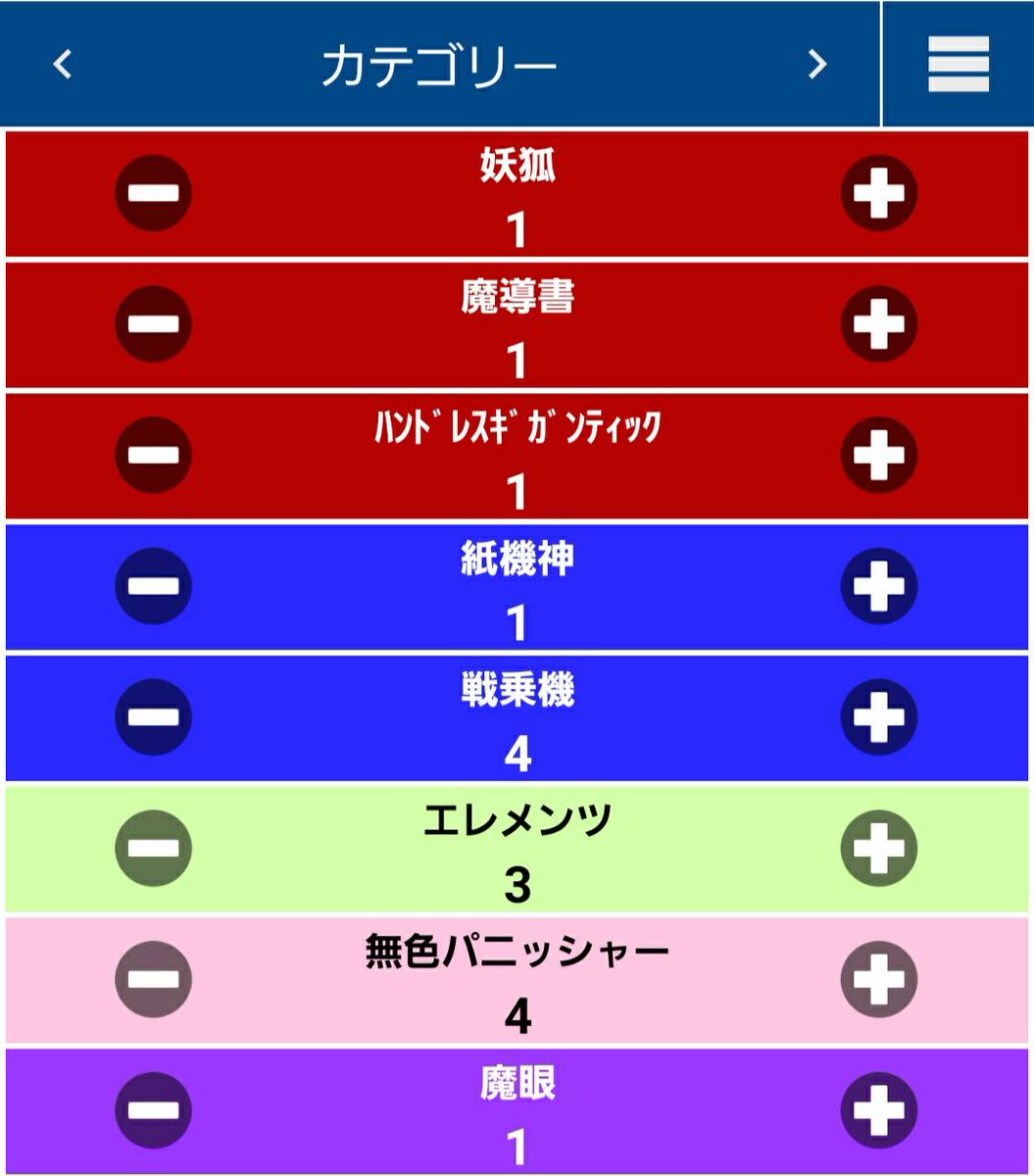 zxtangusten's tweet photo. 全体になりますが、主なカテゴリーデッキの分布になります https://t.co/JqkEOftg2u