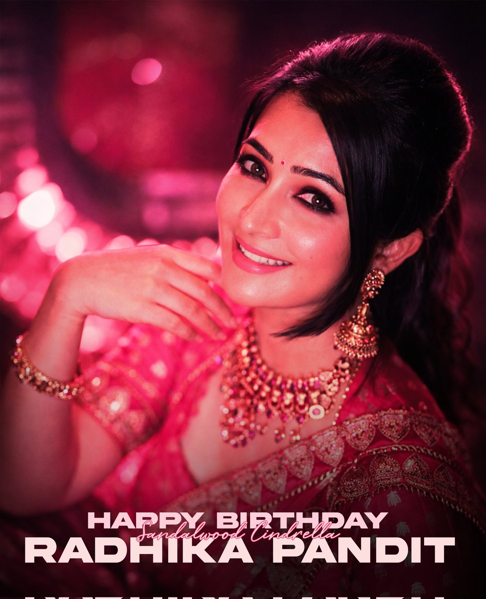 Heart of Rocking Star 💞
Wishing Sandalwood Princess #RadhikaPandit a very Happy Birthday ❤️. 

#Yash    <a href="/ThenameisYash/">Yash</a> 
#YashBOSS